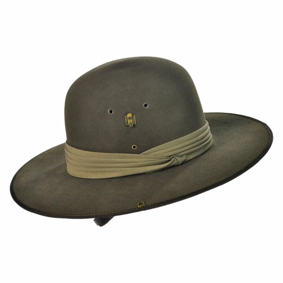 Akubra Aussie Slouch Open Crown Fur Felt Hat 5 Akubra Aussie Slouch Open Crown Fur Felt Hat - Image 3