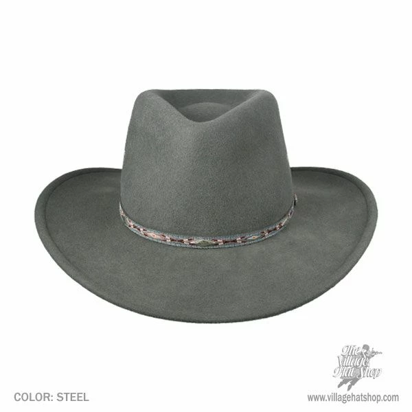 Stetson Elkhorn Crushable Wool Felt Western Hat 3 Stetson Elkhorn Crushable Wool Felt Western Hat