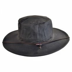 Hills Hats Of New Zealand The Squatter Waxed Cotton Booney Hat