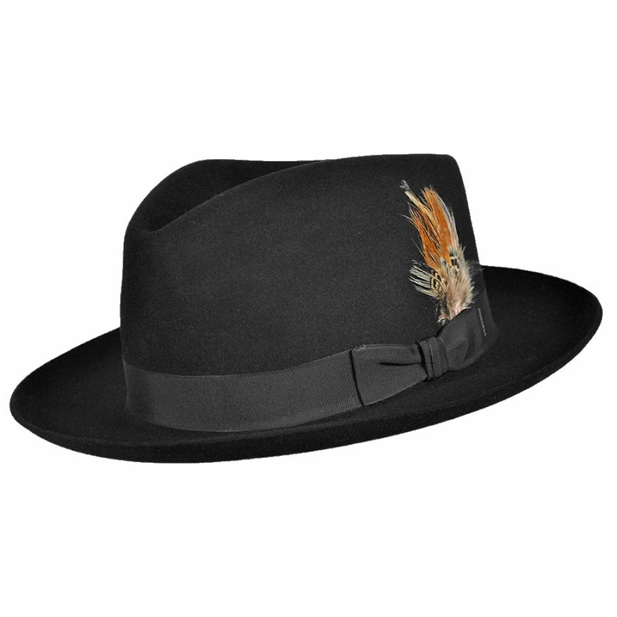Stetson Chatham Fur Felt Fedora Hat 4 Stetson Chatham Fur Felt Fedora Hat - Image 2
