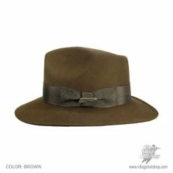 Indiana Jones Officially Licensed Wool Felt Fedora Hat -Brixton Hats Shop 125614