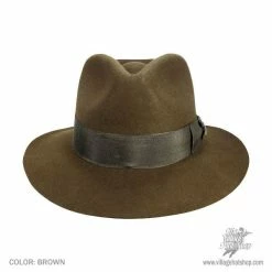 Indiana Jones Officially Licensed Wool Felt Fedora Hat -Brixton Hats Shop 125617