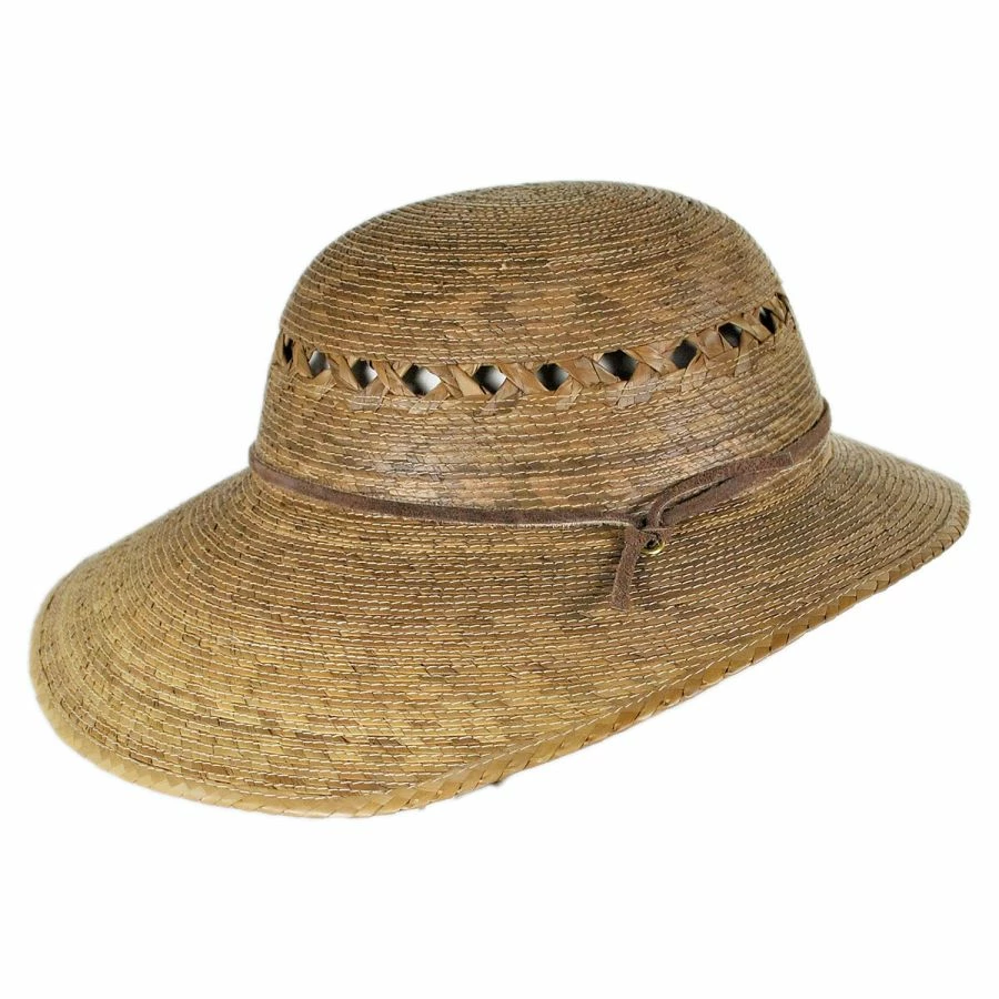 TULA HATS Laurel Lattice Palm Straw Facesaver Hat 4 TULA HATS Laurel Lattice Palm Straw Facesaver Hat - Image 2