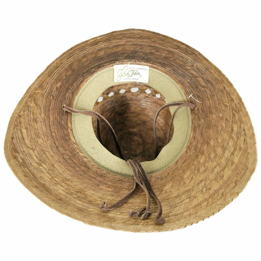 TULA HATS Laurel Lattice Palm Straw Facesaver Hat 5 TULA HATS Laurel Lattice Palm Straw Facesaver Hat - Image 3