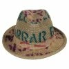 Hills Hats Of New Zealand Havana Coffee Works Jute Mod Trilby Fedora Hat -Brixton Hats Shop 131411