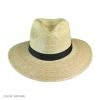 TULA HATS Explorer Palm Straw Safari Fedora Hat