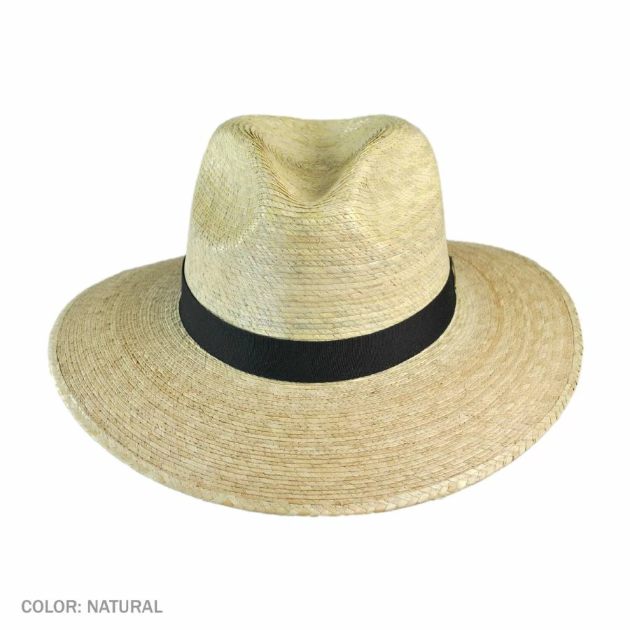 TULA HATS Explorer Palm Straw Safari Fedora Hat 3 TULA HATS Explorer Palm Straw Safari Fedora Hat