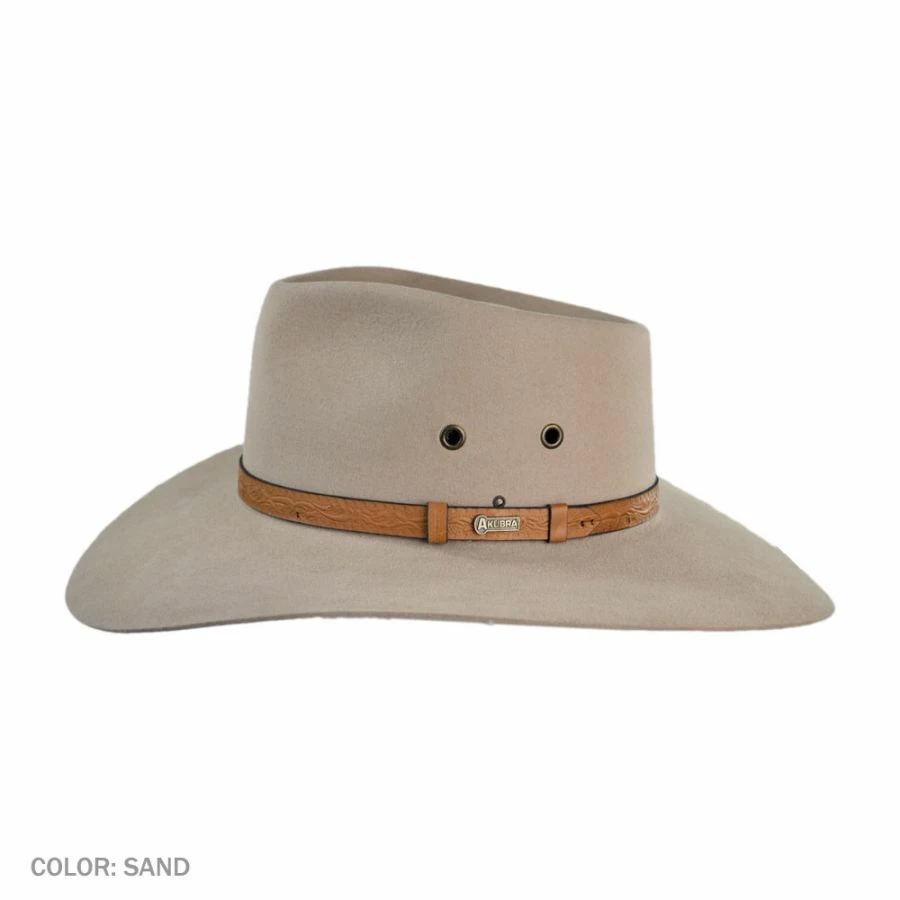 Akubra Territory Fur Felt Australian Western Hat 4 Akubra Territory Fur Felt Australian Western Hat - Image 2