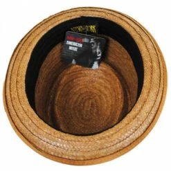 New York Hat Company Be Bop Coconut Straw Pork Pie Hat -Brixton Hats Shop 149818