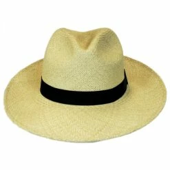 San Francisco Hat Co. Folding Panama Straw Fedora Hat