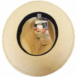 San Francisco Hat Co. Folding Panama Straw Fedora Hat 7 San Francisco Hat Co. Folding Panama Straw Fedora Hat -Brixton Hats Shop 152274