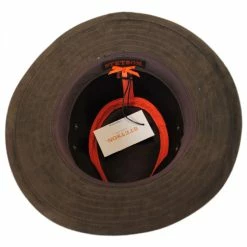 Stetson Weathered Leather Safari Fedora Hat -Brixton Hats Shop 181911