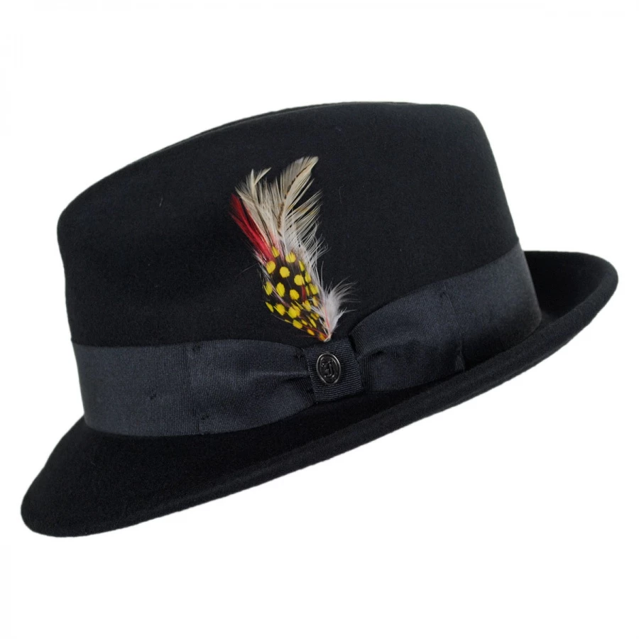 Jaxon Hats Blues Crushable Wool Felt Trilby Fedora Hat 4 Jaxon Hats Blues Crushable Wool Felt Trilby Fedora Hat - Image 2