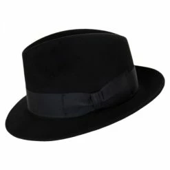 Stefeno Ultimo Beaver Fur Felt Fedora Hat -Brixton Hats Shop 187989