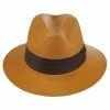Jaxon Hats Augusta Toyo Straw Safari Fedora Hat