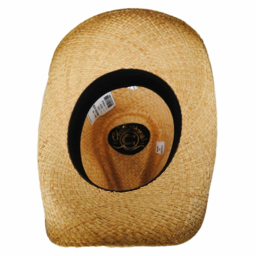 CHARLIE 1 HORSE Stars And Stripes Straw Western Hat 5 CHARLIE 1 HORSE Stars And Stripes Straw Western Hat - Image 3