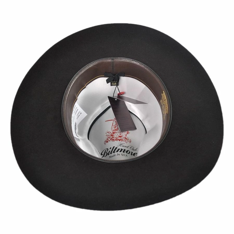 Biltmore Compass Merino Wool Felt Western Hat 4 Biltmore Compass Merino Wool Felt Western Hat - Image 3