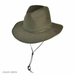 Henschel Cotton Twill Aussie Fedora Hat