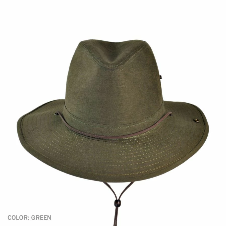Henschel Cotton Twill Aussie Fedora Hat 4 Henschel Cotton Twill Aussie Fedora Hat - Image 2