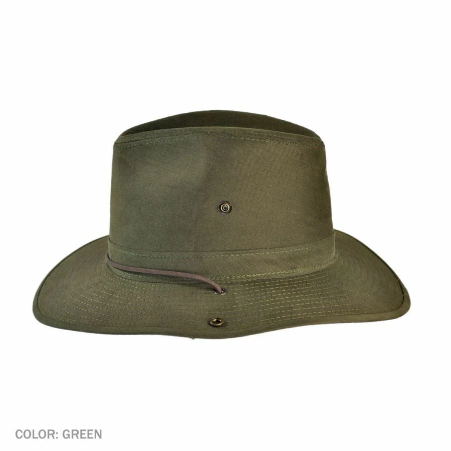 Henschel Cotton Twill Aussie Fedora Hat 5 Henschel Cotton Twill Aussie Fedora Hat - Image 3