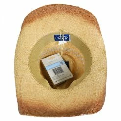 Conner Route 66 Raffia Straw Cowboy Hat -Brixton Hats Shop 227672