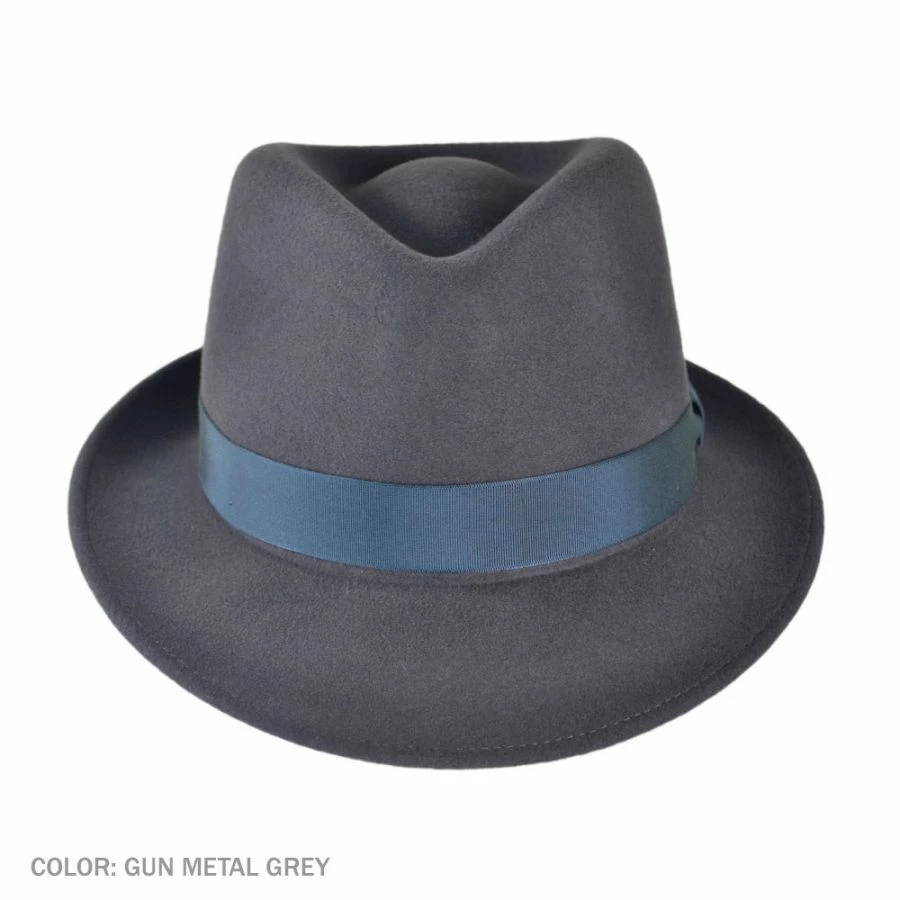 Bollman Hat Company Heritage Collection 2000s Wool Felt Trilby Fedora Hat 3 Bollman Hat Company Heritage Collection 2000s Wool Felt Trilby Fedora Hat