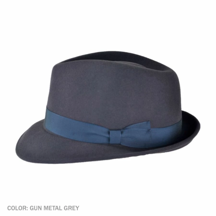 Bollman Hat Company Heritage Collection 2000s Wool Felt Trilby Fedora Hat 4 Bollman Hat Company Heritage Collection 2000s Wool Felt Trilby Fedora Hat - Image 2