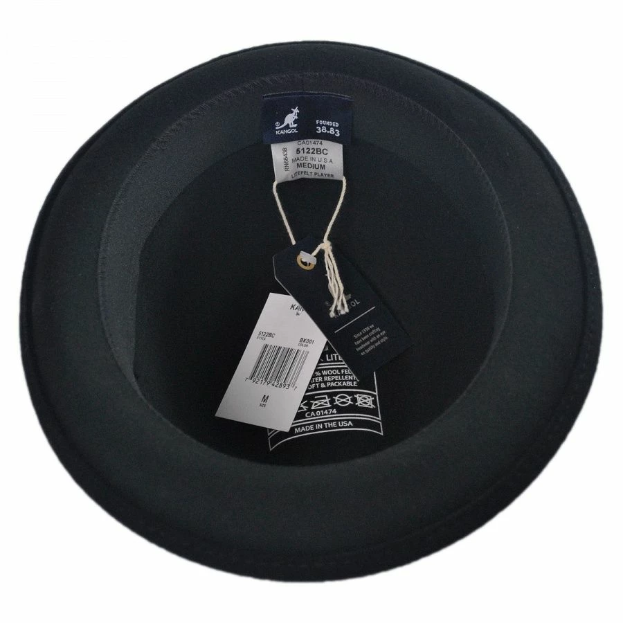 Kangol Wool LiteFelt Player Fedora Hat 5 Kangol Wool LiteFelt Player Fedora Hat - Image 3