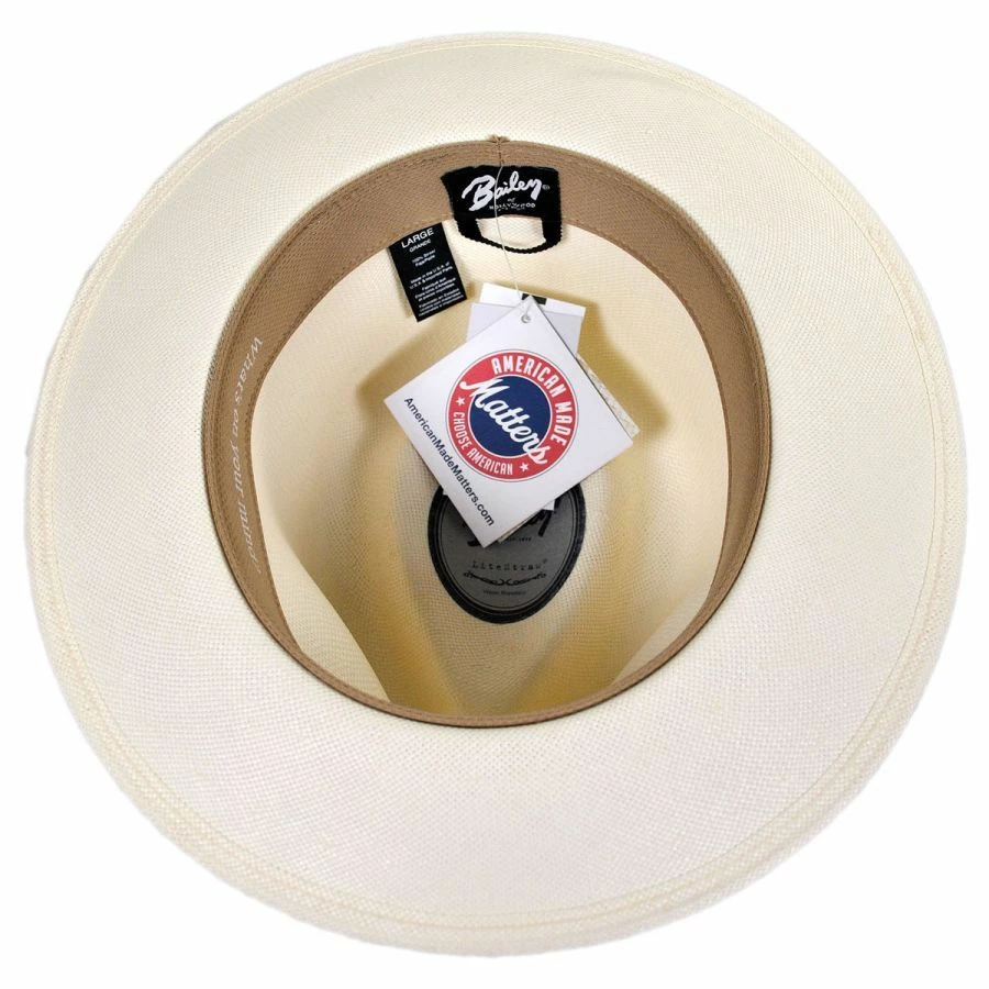 Bailey Konrath Shantung LiteStraw Fedora Hat 5 Bailey Konrath Shantung LiteStraw Fedora Hat - Image 3