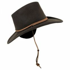 Bailey Joe Eder Crushable Wool LiteFelt Earflap Western Hat -Brixton Hats Shop 245642