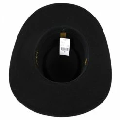 EDDY & BROS Little Joe Wool Felt Gambler Western Hat -Brixton Hats Shop 247337