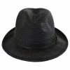 Bailey Tate Braided Straw Fedora Hat -Brixton Hats Shop 249038