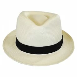 Bailey Guthrie Shantung Straw Fedora Hat -Brixton Hats Shop 250637