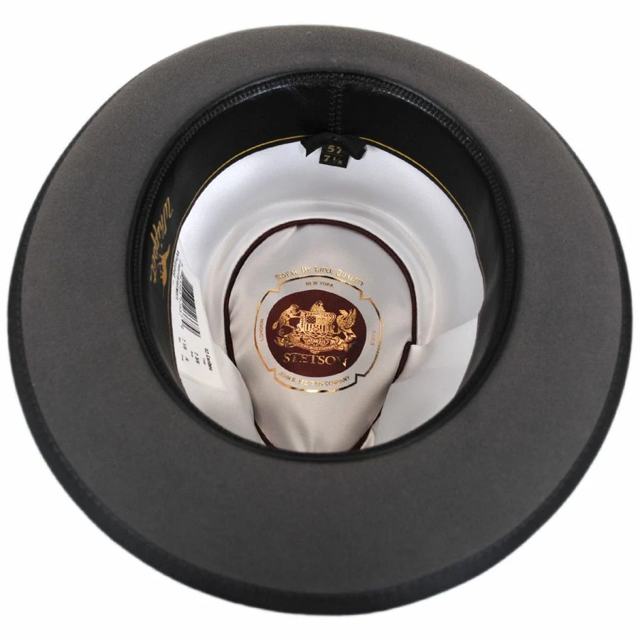 Stetson Whippet Fur Felt Fedora Hat 5 Stetson Whippet Fur Felt Fedora Hat - Image 3