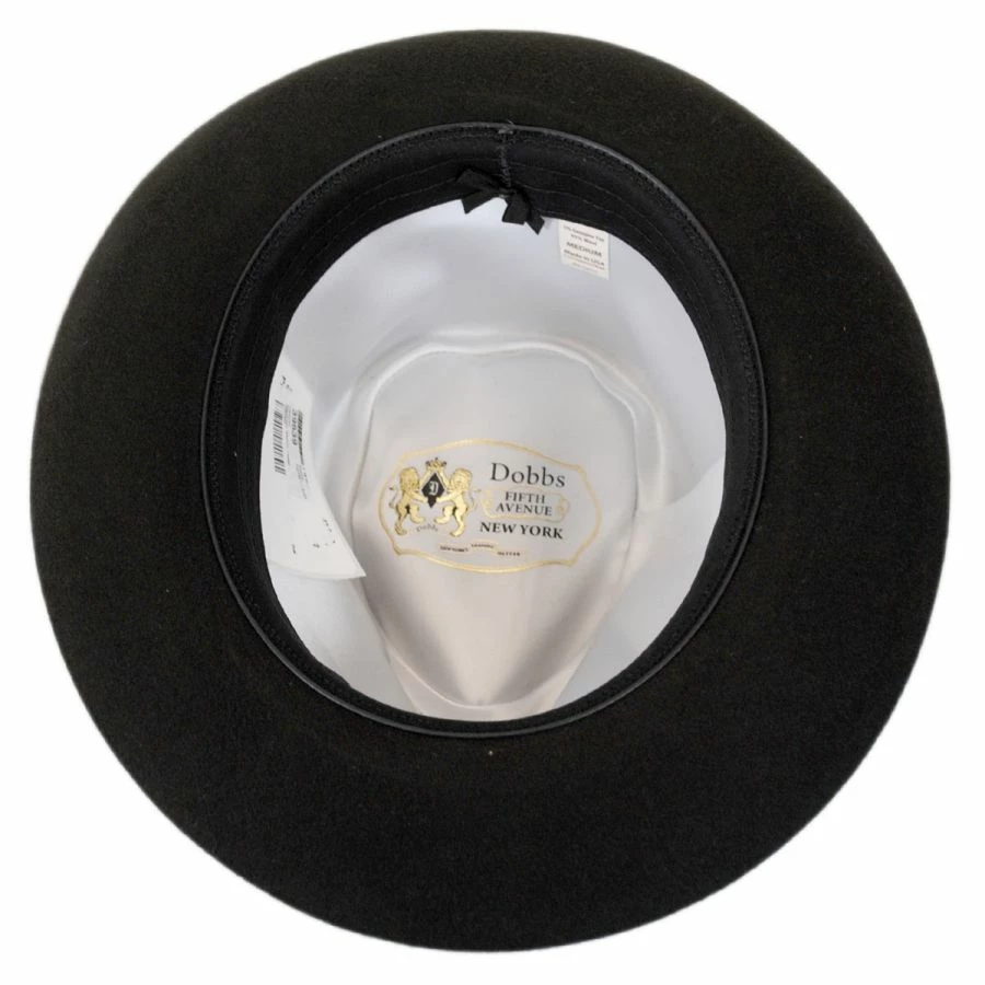 Dobbs Prescott Fur And Wool Felt Fedora Hat 5 Dobbs Prescott Fur And Wool Felt Fedora Hat - Image 3