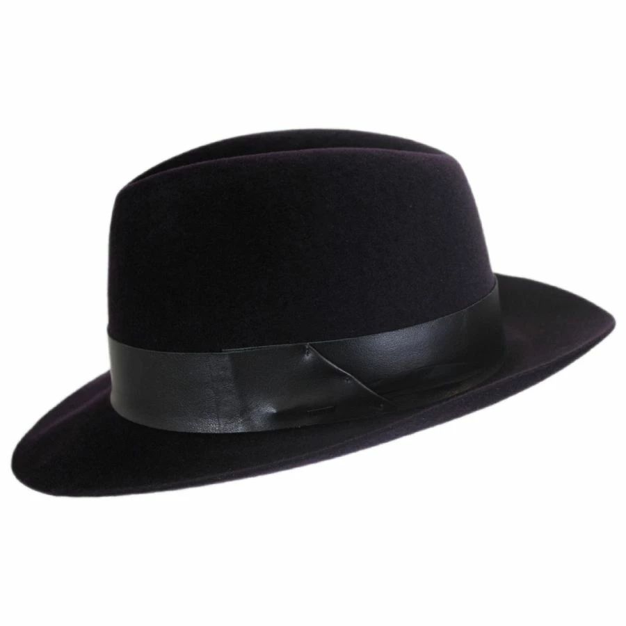 Bailey Flume Velour Fur Felt Fedora Hat 4 Bailey Flume Velour Fur Felt Fedora Hat - Image 2