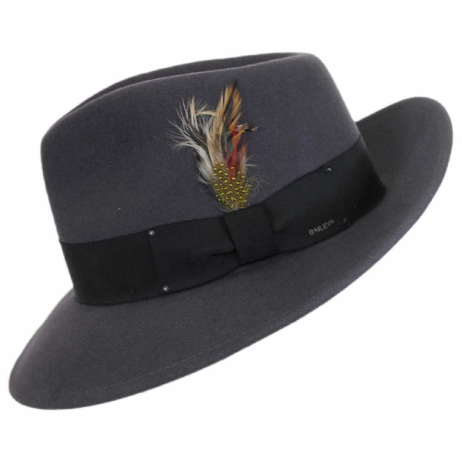 Bailey Packable Wool LiteFelt Fedora Hat - VHS Exclusive Color 4 Bailey Packable Wool LiteFelt Fedora Hat - VHS Exclusive Color - Image 2