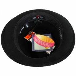 Stefeno Teardrop Wool Felt Trilby Fedora Hat -Brixton Hats Shop 262295