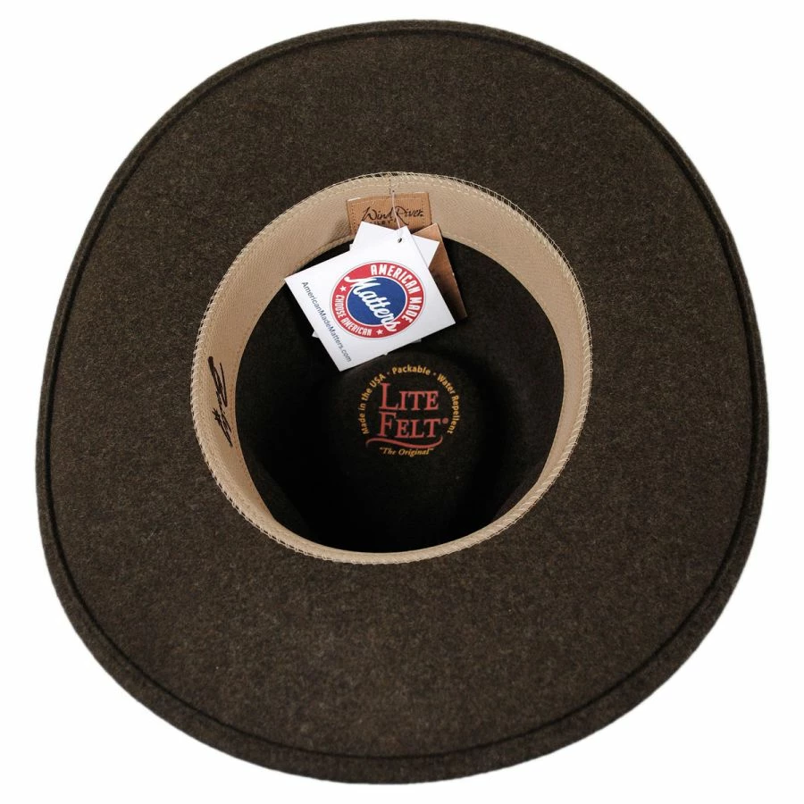 Bailey Palisade Crushable Wool LiteFelt Western Hat 4 Bailey Palisade Crushable Wool LiteFelt Western Hat - Image 2