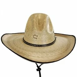 CHARLIE 1 HORSE Bandito Palm Leaf Straw Gus Hat