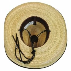 CHARLIE 1 HORSE Bandito Palm Leaf Straw Gus Hat -Brixton Hats Shop 272268