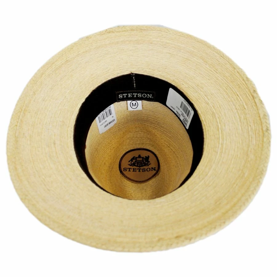 Stetson Chambers Palm Leaf Straw Aussie Hat 5 Stetson Chambers Palm Leaf Straw Aussie Hat - Image 3