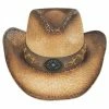 Kenny K Wildflower Aged Straw Western Hat -Brixton Hats Shop 281783