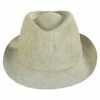 Stetson Linen Delave Trilby Fedora Hat
