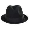 BIGALLI Milano Wool Felt Trilby Fedora Hat 2 BIGALLI Milano Wool Felt Trilby Fedora Hat -Brixton Hats Shop 290612