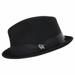 BIGALLI Milano Wool Felt Trilby Fedora Hat -Brixton Hats Shop 290615