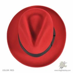 Jaxon Hats Pachuco Crushable Wool Felt Fedora Hat -Brixton Hats Shop 29345