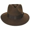 Indiana Jones Officially Licensed Fur Felt Fedora Hat 2 Indiana Jones Officially Licensed Fur Felt Fedora Hat -Brixton Hats Shop 293789