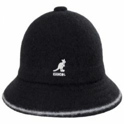Kangol Striped Casual Wool Bucket Hat