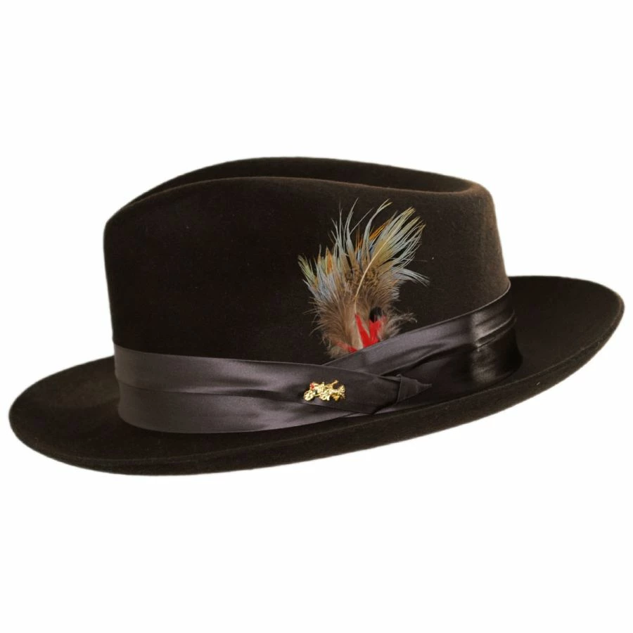 Dobbs Temptation Fur Felt Fedora Hat 4 Dobbs Temptation Fur Felt Fedora Hat - Image 2